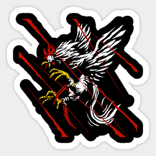 Rooster Rampage Sticker